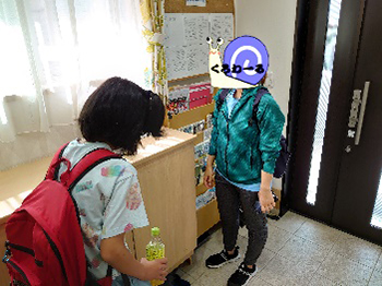送迎時のあいさつ